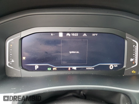 2022 Volkswagen Atlas SEL Premium R-Line with VIN 1V2FE2CA8NC205856, listed as a Copart auction lot 83979724 with 66,060 mi miles and Salvage title. Bid and sale history available at DreamBid. Image 9.