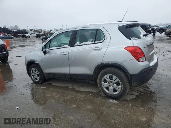 2016 Chevrolet Trax LS with VIN KL7CJKSB9GB634052, listed as a Copart auction lot 45041765 with 226,783 mi miles and Clean Title. Bid and sale history available at carsss.com. Image 2.