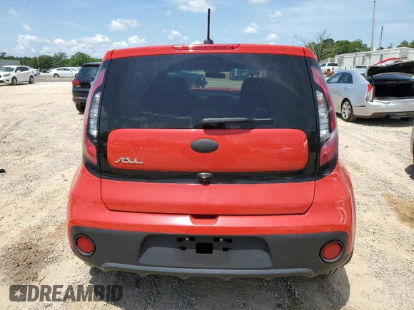 2019 Kia Soul with VIN KNDJN2A20K7004965, listed as a Copart auction lot 57986355 with 76,622 mi miles and Salvage title. Bid and sale history available at DreamBid. Image 6.