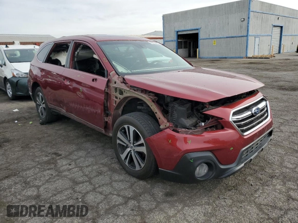 2019 Subaru Outback Limited with VIN 4S4BSANC1K3335227, listed as a Copart auction lot 49123495 with 155,131 mi miles and Salvage Title. Bid and sale history available at DreamBid. Image 4.