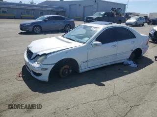 2007 Mercedes-Benz C 230 Sport with VIN WDBRF52H67F889835, listed as a Copart auction lot 51291795 with 150,526 mi miles and Salvage Title. Bid and sale history available at DreamBid. Image 1.