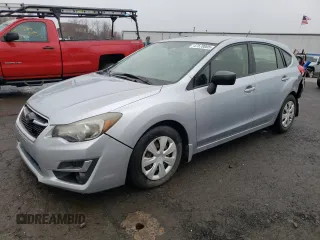 2015 Subaru Impreza 2.0i z VIN JF1GPAA6XFH213606, wystawiony jako Copart lot #47570005 z przebiegiem 106 735 mil mil oraz Szkoda całkowita • Salvage title. Historia ofert i sprzedaży dostępna na DreamBid. Obrazek 1.