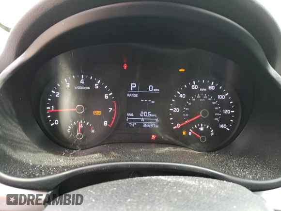2020 Kia Rio LX with VIN 3KPA24AD1LE363331, listed as a Copart auction lot 66806484 with 36,537 mi miles and Salvage Title. Bid and sale history available at carsss.com. Image 9.