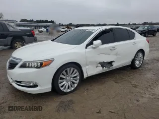 2014 Acura RLX Advance with VIN JH4KC1F98EC006189, listed as a Copart auction lot 86255644 with 105,123 mi miles and Salvage Title. Bid and sale history available at DreamBid. Image 1.