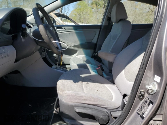 2017 Hyundai Accent SE with VIN KMHCT4AE8HU392649, listed as a Copart auction lot 49214025 with 165,412 mi miles and Salvage Title. Bid and sale history available at DreamBid. Image 7.