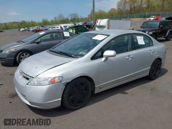 2008 Honda Civic LX with VIN 2HGFA16508H316720, listed as a IAAI auction lot 42179187 with 216,701 mi miles and . Bid and sale history available at DreamBid. Image 2.