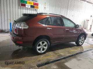 2008 Lexus RX with VIN JTJHK31U682033582, listed as a Copart auction lot 53038175 with 230,948 mi miles and Salvage Title. Bid and sale history available at carsss.com. Image 3.