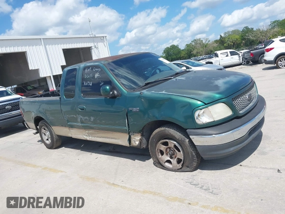 2000 Ford F-150 XL with VIN 1FTZX1729YNB93649, listed as a IAAI auction lot 42069599 with 1 mi miles. Bid and sale history available at carsss.com. Image 13.