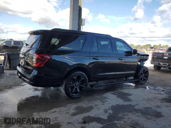 2024 Ford Expedition Max Limited z VIN 1FMJK2A80REA22008, wystawiony jako Copart lot #77822164 z przebiegiem 6 264 mil mil oraz Nie do naprawy • Non repairable. Historia ofert i sprzedaży dostępna na DreamBid. Obrazek 3.
