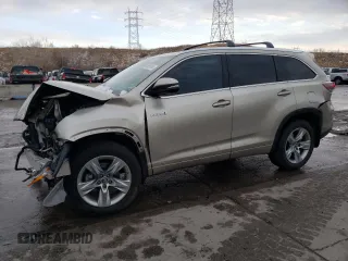 2016 Toyota Highlander Hybrid Limited with VIN 5TDDCRFH2GS019375, listed as a Copart auction lot 40628194 with 76,003 mi miles. Bid and sale history available at carsss.com. Image 1.
