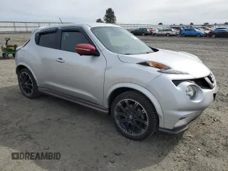 2015 Nissan Juke S with VIN JN8AF5MV4FT560735, listed as a Copart auction lot 49888235 with 112,175 mi miles and Salvage Title. Bid and sale history available at carsss.com. Image 4.