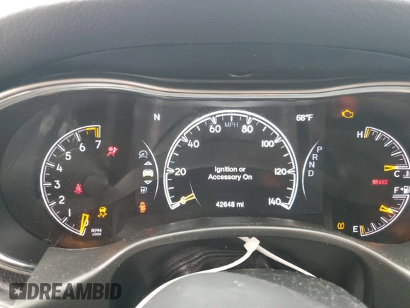 2022 Jeep Grand Cherokee Limited with VIN 1C4RJEBG1NC126675, listed as a Copart auction lot 56069125 with 42,648 mi miles and Salvage title. Bid and sale history available at DreamBid. Image 9.