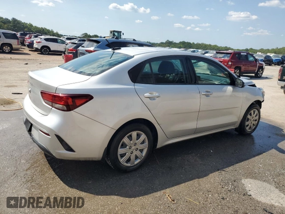 2022 Kia Rio S with VIN 3KPA24AD6NE474136, listed as a Copart auction lot 70765494 with 30,568 mi miles and Salvage Title. Bid and sale history available at DreamBid. Image 3.
