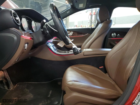 2017 Mercedes-Benz E-Class E 300 Luxury with VIN WDDZF4KB0HA075174, listed as a Copart auction lot 46807535 with NaN miles and Salvage Title. Bid and sale history available at carsss.com. Image 7.