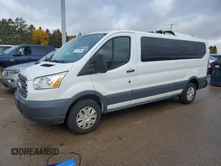 2015 Ford Transit Passenger XL with VIN 1FBZX2YG3FKA79794, listed as a Copart auction lot 77747364 with 77,693 mi miles and Salvage Title. Bid and sale history available at DreamBid. Image 1.
