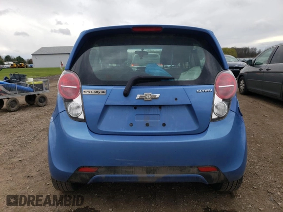 2015 Chevrolet Spark LS with VIN KL8CB6S99FC709189, listed as a Copart auction lot 53327905 with 80,481 mi miles and Salvage Title. Bid and sale history available at DreamBid. Image 6.