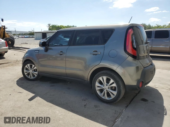 2015 Kia Soul + with VIN KNDJP3A54F7134912, listed as a Copart auction lot 55177825 with 79,824 mi miles and Salvage Title. Bid and sale history available at DreamBid. Image 2.