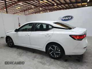 2025 Nissan Sentra SV с VIN 3N1AB8CV1SY301666, выставлен на аукционе Copart как лот 61180545 с пробегом 7 287 миль миль и Чистый • Clean title. История ставок и продаж доступна на DreamBid. Изображение 2.