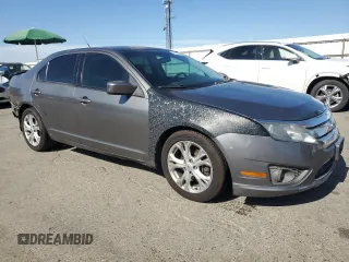 2012 Ford Fusion SE with VIN 3FAHP0HA1CR401191, listed as a Copart auction lot 61968675 with 177,018 mi miles and Salvage title. Bid and sale history available at DreamBid. Image 4.