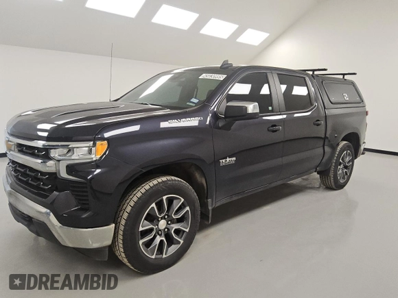 2022 Chevrolet Silverado 1500 LT with VIN 3GCPACED3NG611443, listed as a Copart auction lot 45030995 with 99,169 mi miles and Clean Title. Bid and sale history available at carsss.com. Image 1.