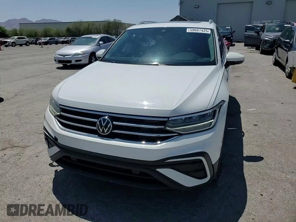 2022 Volkswagen Tiguan SE with VIN 3VV3B7AX0NM033243, listed as a Copart auction lot 59687425 with 42,841 mi miles and Salvage title. Bid and sale history available at DreamBid. Image 14.