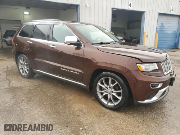 2015 Jeep Grand Cherokee Summit with VIN 1C4RJFJG9FC611560, listed as a Copart auction lot 48703515 with 65,056 mi miles and Clean title. Bid and sale history available at DreamBid. Image 4.