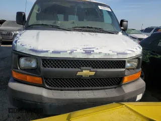 2011 Chevrolet Express Cargo with VIN 1GCSGAFX7B1175082, listed as a Copart auction lot 76302444 with Not provided miles and Salvage title. Bid and sale history available at DreamBid. Image 5.