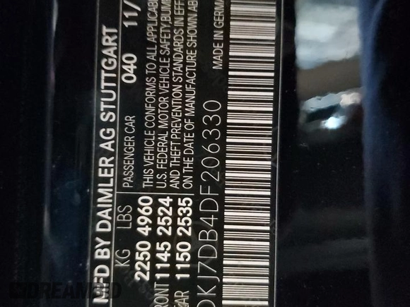 2013 Mercedes-Benz E 550 с VIN WDDKJ7DB4DF206330, выставлен на аукционе Copart как лот 60459495 с пробегом 115 288 миль миль и Списание • Salvage title. История ставок и продаж доступна на DreamBid. Изображение 12.