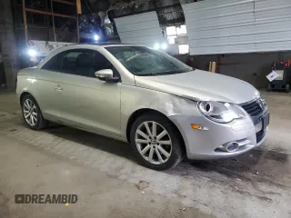 2009 Volkswagen Eos Komfort with VIN WVWBA71F69V019864, listed as a Copart auction lot 52378095 with 142,774 mi miles and Salvage Title. Bid and sale history available at DreamBid. Image 4.