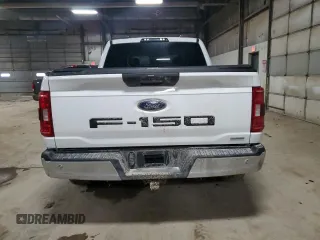 2021 Ford F-150 XL with VIN 1FTFW1E8XMFA35161, listed as a Copart auction lot 41602005 with 54,519 mi miles and Salvage Title. Bid and sale history available at carsss.com. Image 6.