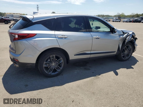 2024 Acura RDX w/A-Spec Package with VIN 5J8TC2H62RL022166, listed as a Copart auction lot 56084815 with 9,378 mi miles and Salvage title. Bid and sale history available at DreamBid. Image 3.
