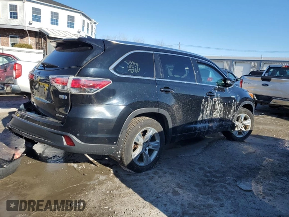 2015 Toyota Highlander Hybrid Limited with VIN 5TDDCRFH8FS008363, listed as a Copart auction lot 47233315 with 0 mi miles and Clean Title. Bid and sale history available at carsss.com. Image 3.