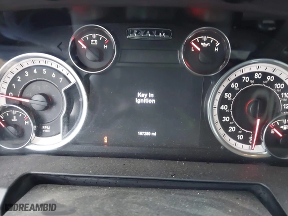 2017 Ram 1500 Big Horn with VIN 3C6RR7LT4HG746865, listed as a IAAI auction lot 40940638 with 167,280 mi miles. Bid and sale history available at carsss.com. Image 7.