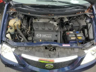 2003 Mazda MPV LX with VIN JM3LW28J730370748, listed as a Copart auction lot 45080795 with 185,696 mi miles and Clean Title. Bid and sale history available at carsss.com. Image 12.
