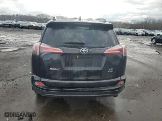 2018 Toyota RAV4 LE with VIN 2T3BFREV3JW787927, listed as a Copart auction lot 46825865 with 103,584 mi miles and Salvage Title. Bid and sale history available at carsss.com. Image 6.