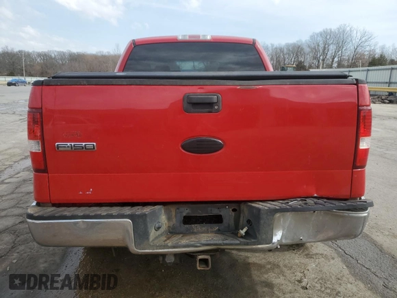 2006 Ford F-150 XLT with VIN 1FTPW14VX6FB68341, listed as a Copart auction lot 47456855 with 181,459 mi miles and Salvage Title. Bid and sale history available at carsss.com. Image 6.
