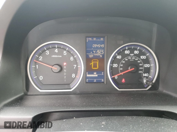 2011 Honda CR-V EX with VIN 5J6RE3H50BL016074, listed as a Copart auction lot 43277095 with 94,549 mi miles and Salvage Title. Bid and sale history available at DreamBid. Image 9.