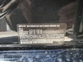 2017 BMW 3 Series 340i xDrive with VIN WBA8B7C3XHK858665, listed as a Copart auction lot 49678965 with 65,606 mi miles and Salvage Title. Bid and sale history available at carsss.com. Image 14.