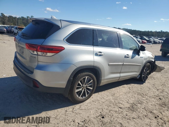 2018 Toyota Highlander Hybrid XLE with VIN 5TDJGRFH9JS045034, listed as a Copart auction lot 81771394 with 106,504 mi miles and Salvage title. Bid and sale history available at DreamBid. Image 3.