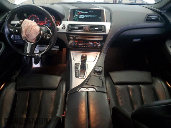2015 BMW 6 Series 650i xDrive with VIN WBA6B4C54FD761440, listed as a Copart auction lot 45851515 with 64,060 mi miles and Salvage Title. Bid and sale history available at DreamBid. Image 8.