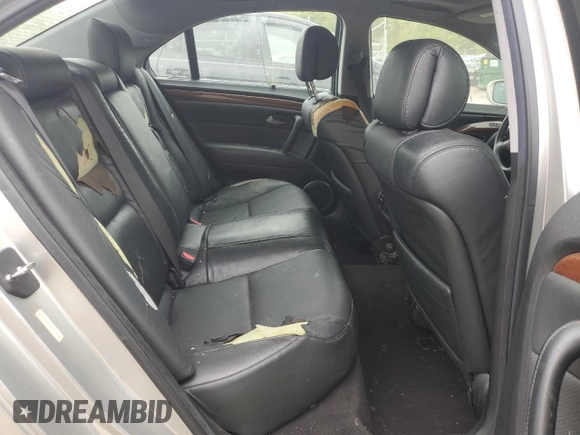 2006 Acura RL with VIN JH4KB16506C011002, listed as a Copart auction lot 53621895 with 171,105 mi miles and Salvage Title. Bid and sale history available at DreamBid. Image 10.