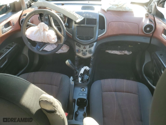 2014 Chevrolet Sonic LT with VIN 1G1JC5SHXE4164926, listed as a Copart auction lot 84021604 with 0 mi miles and Non Repairable. Bid and sale history available at carsss.com. Image 8.