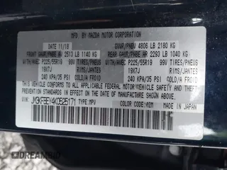 2019 Mazda CX-5 Signature with VIN JM3KFBEY4K0525171, listed as a IAAI auction lot 41706635 with 88,293 mi miles. Bid and sale history available at carsss.com. Image 9.