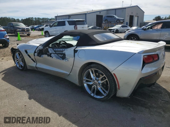 2014 Chevrolet Corvette Z51 3LT z VIN 1G1YM3D72E5125066, wystawiony jako Copart lot #47862275 z przebiegiem 19 615 mil mil oraz Szkoda całkowita • Salvage title. Historia ofert i sprzedaży dostępna na DreamBid. Obrazek 2.