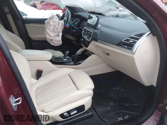 2022 BMW X4 M40i with VIN 5UX43DT09N9J96761, listed as a IAAI auction lot 41675333 with Not provided miles and . Bid and sale history available at DreamBid. Image 5.