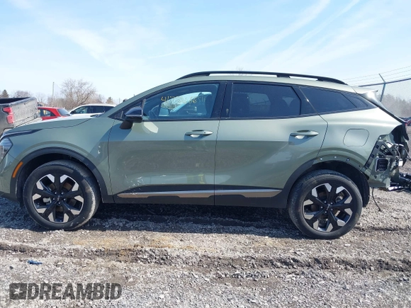 2024 Kia Sportage X-Line with VIN 5XYK6CDF5RG225870, listed as a IAAI auction lot 41772686 with 11,123 mi miles and . Bid and sale history available at carsss.com. Image 15.