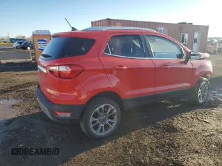 2019 Ford EcoSport Titanium with VIN MAJ6S3KL0KC302781, listed as a Copart auction lot 50146595 with 70,863 mi miles and Salvage Title. Bid and sale history available at DreamBid. Image 3.