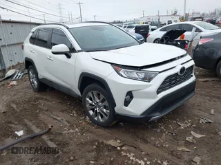 2019 Toyota RAV4 Limited with VIN 2T3N1RFV2KC040042, listed as a IAAI auction lot 41497487 with 74,095 mi miles. Bid and sale history available at carsss.com. Image 1.