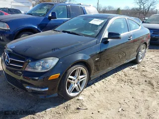 2012 Mercedes-Benz C-Class C 250 with VIN WDDGJ4HB0CF856740, listed as a IAAI auction lot 41642515 with 137,950 mi miles. Bid and sale history available at carsss.com. Image 2.