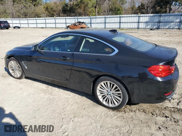 2014 BMW 4 Series 428i xDrive with VIN WBA3N5C54EF717425, listed as a Copart auction lot 47922525 with 129,132 mi miles and Clean Title. Bid and sale history available at DreamBid. Image 2.
